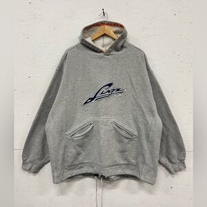 Vintage 90s Lugz Embroidered Logo Heavy Weight Hoodie, Size XXL
